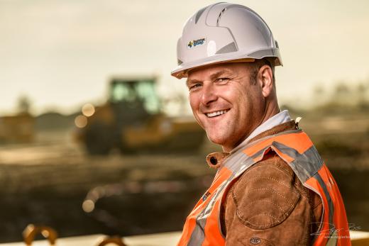 Construction Photographer Portrait of a work planner