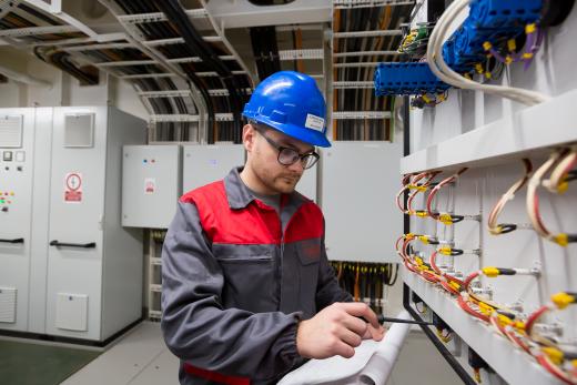 colleague working with systems