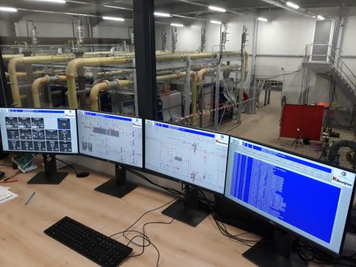 Sustainable Energy screens in the picture