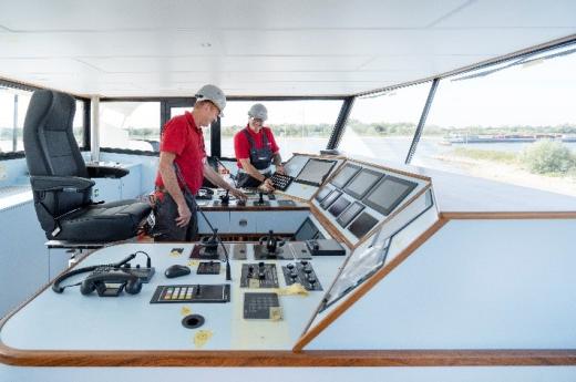 maritime industry  colleagues on screen