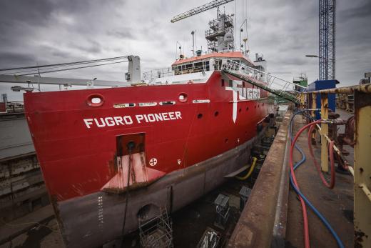 Alewijnse Fugro Pioneer methanol conversion