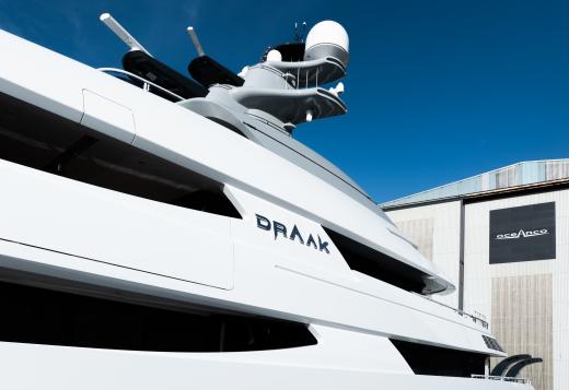Alewijnse Oceanco 92.8m yacht Draak (ex-Tranquility / Equanimity). 