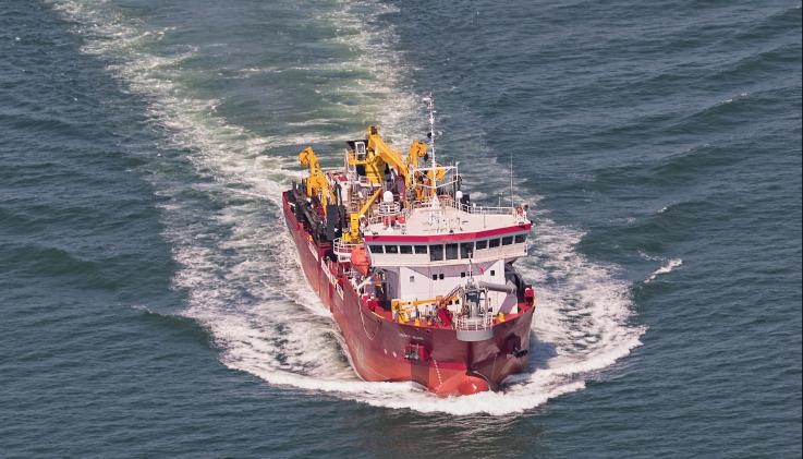 Alewijnse renews dredging control systems on board the Liberty Island from the fleet of Great Lakes