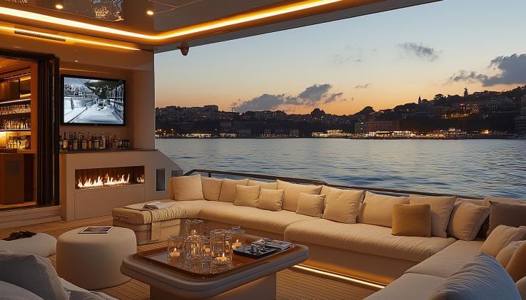 Alewijnse audio/video & IT on superyacht