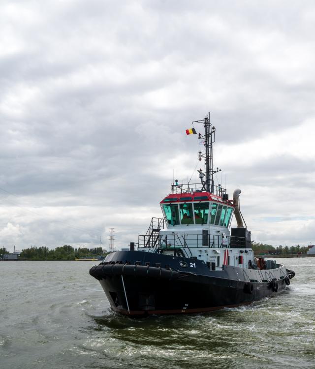 Alewijnse Methatug, methanol fuel tugboat, Port of Antwerp-Bruges